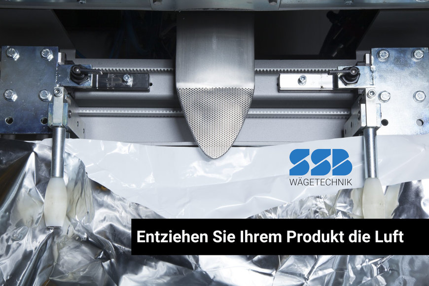 Entziehen Sie Ihrem Produkt die Luft: Die Verschließanlage STV 2200 von SSB Wägetechnik GmbH/ Schweiß- und Evakuierstation für Großgebinde